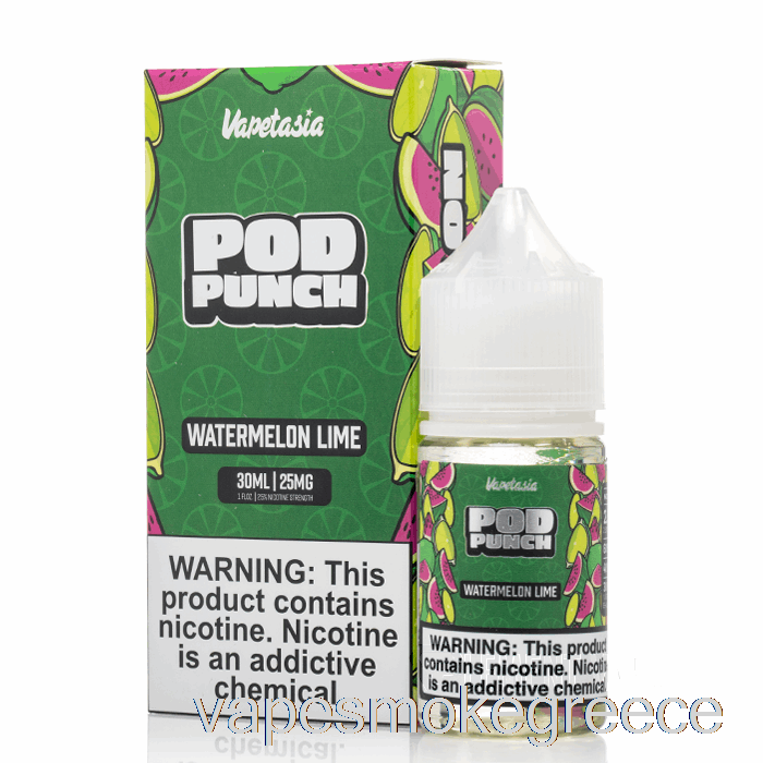 Vape Greece καρπούζι λάιμ - Vapetasia Pod Punch άλατα - 30ml 50mg
